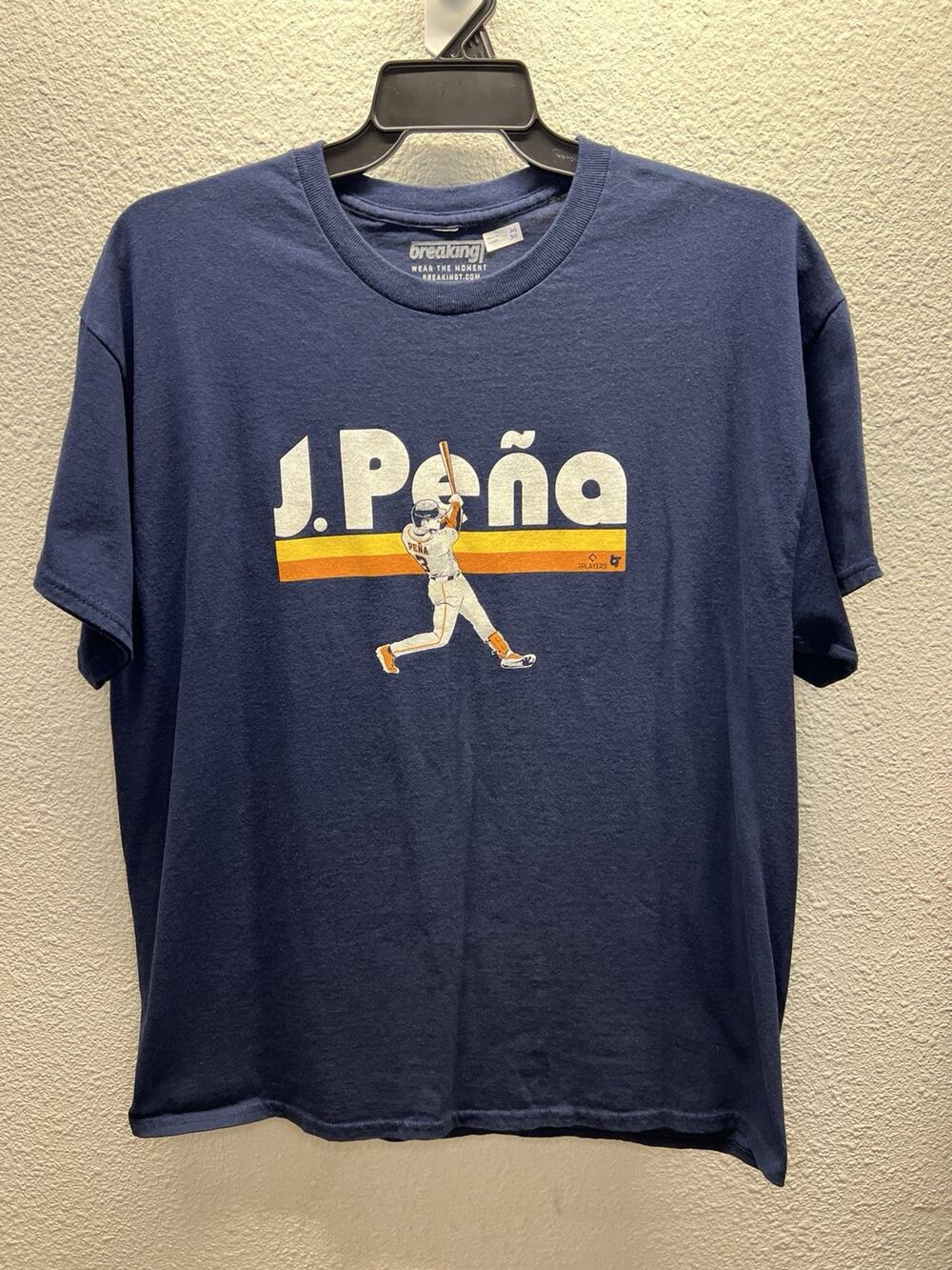 MLB Houston Astros Jeremy Pena Blue T-shirt Size 2XL J. Pena